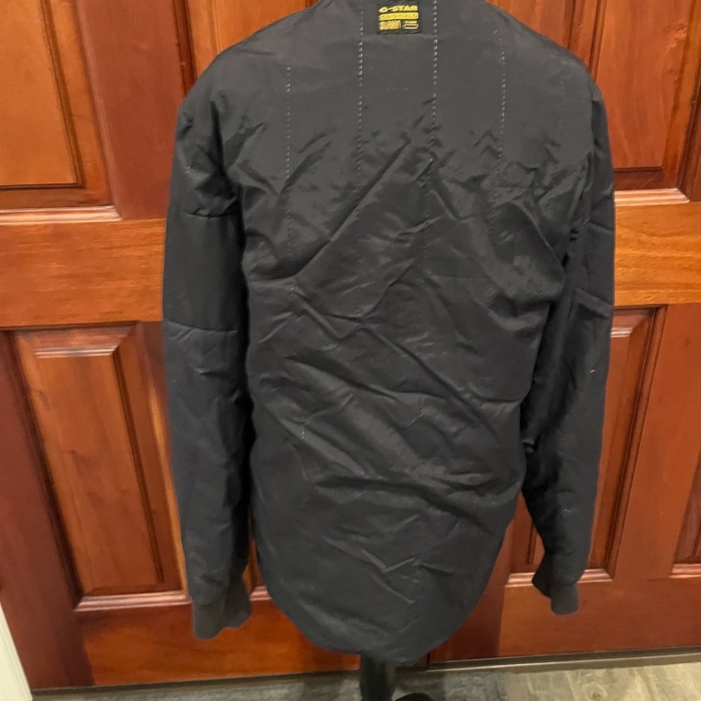 G-Star Raw Chester Air-Force Quilted Jacket Men Size Med Black — image 6 of 8